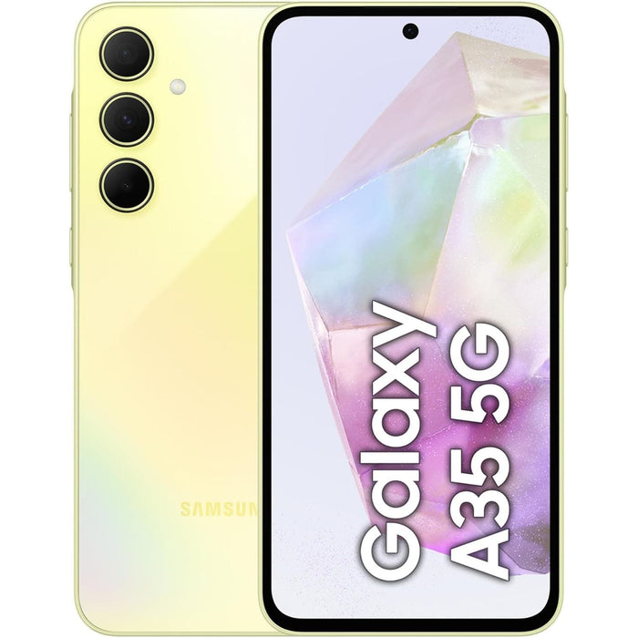 Buy Samsung,Samsung Galaxy A35 5G, 6GB RAM, 128GB Storage, Dual Sim, Awesome Lemon, Unlocked, International Model - Gadcet UK | UK | London | Scotland | Wales| Near Me | Cheap | Pay In 3 | Unlocked Mobile Phones