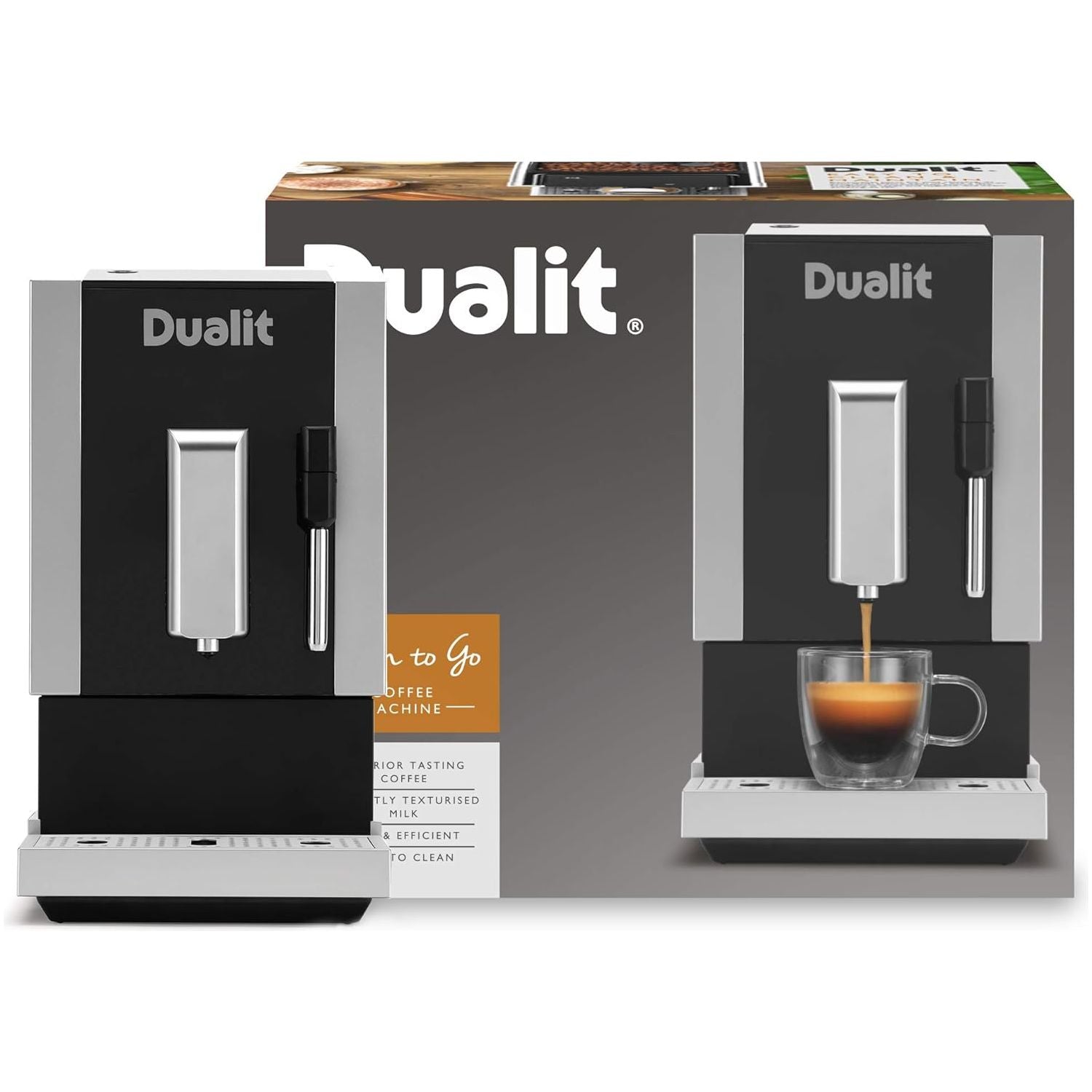 Buy Dualit,Dualit Bean to Go Machine - Barista Quality Professional Coffee Machine - Built in Coffee Grinder & Steam Wand Milk Frother - Espresso, Lungo & Double Shot Functions - Bean To Cup Coffee Maker - Gadcet UK | UK | London | Scotland | Wales| Near Me | Cheap | Pay In 3 | Drip Coffee Makers