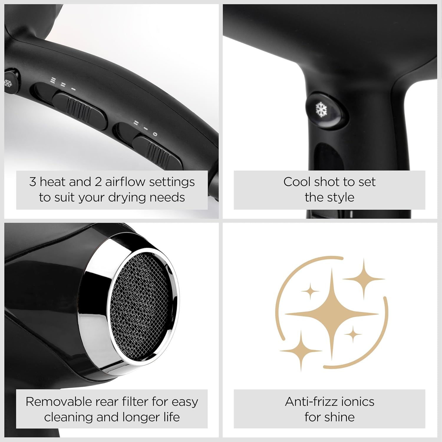 Buy BaByliss,BaByliss Turbo Smooth 2200W Hair Dryer | Professional Ionic Frizz-Free Blow Dryer with Diffuser | Black, 5572U - Gadcet UK | UK | London | Scotland | Wales| Near Me | Cheap | Pay In 3 | Hair Dryers