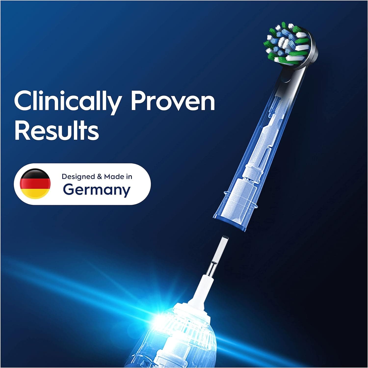 Buy Oral-B,Oral-B Pro Cross Action Electric Toothbrush Head, X-Shape And Angled Bristles for Deeper Plaque Removal, Pack of 12 Toothbrush Heads, Suitable For Mailbox, Black - Gadcet UK | UK | London | Scotland | Wales| Near Me | Cheap | Pay In 3 | Toothbrushes