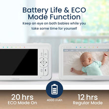 Buy Babysense,Babysense 5" HD Split-Screen Baby Monitor with 2 Cameras, Night Light, White Noise, Lullabies, 4x Zoom, Long Range, 4000mAh Battery - Gadcet UK | UK | London | Scotland | Wales| Near Me | Cheap | Pay In 3 | Security Monitors & Recorders