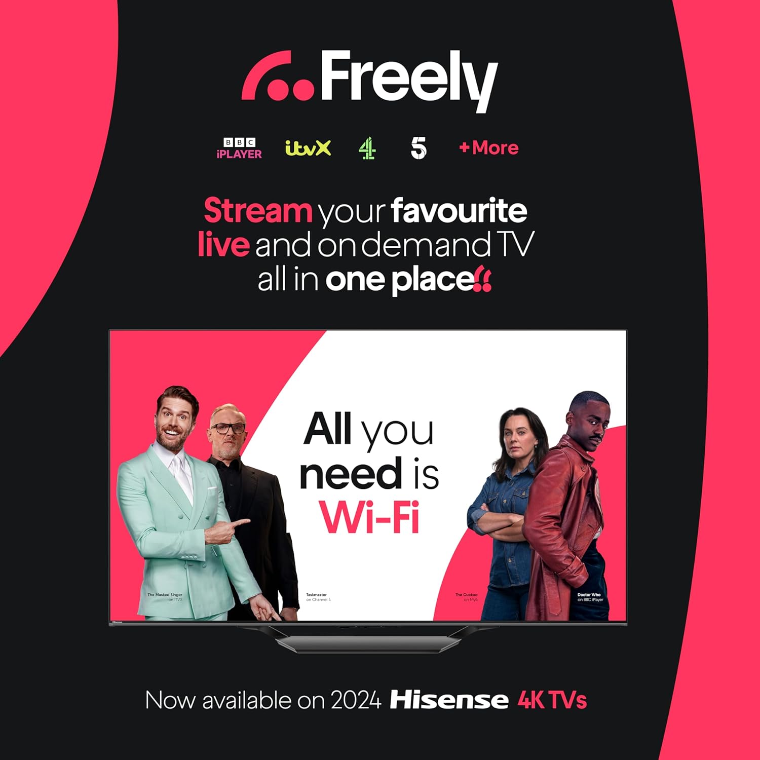 Buy HISENSE,Hisense 65 Inch 4K Smart TV 65A6NTUK – Dolby Vision, Game Mode PLUS, Vidaa OS (2024 Model) - Gadcet UK | UK | London | Scotland | Wales| Near Me | Cheap | Pay In 3 | Television