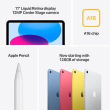 Apple iPad 11" A16 Chip, 128GB, Liquid Retina Display Touch ID WIFI, Blue