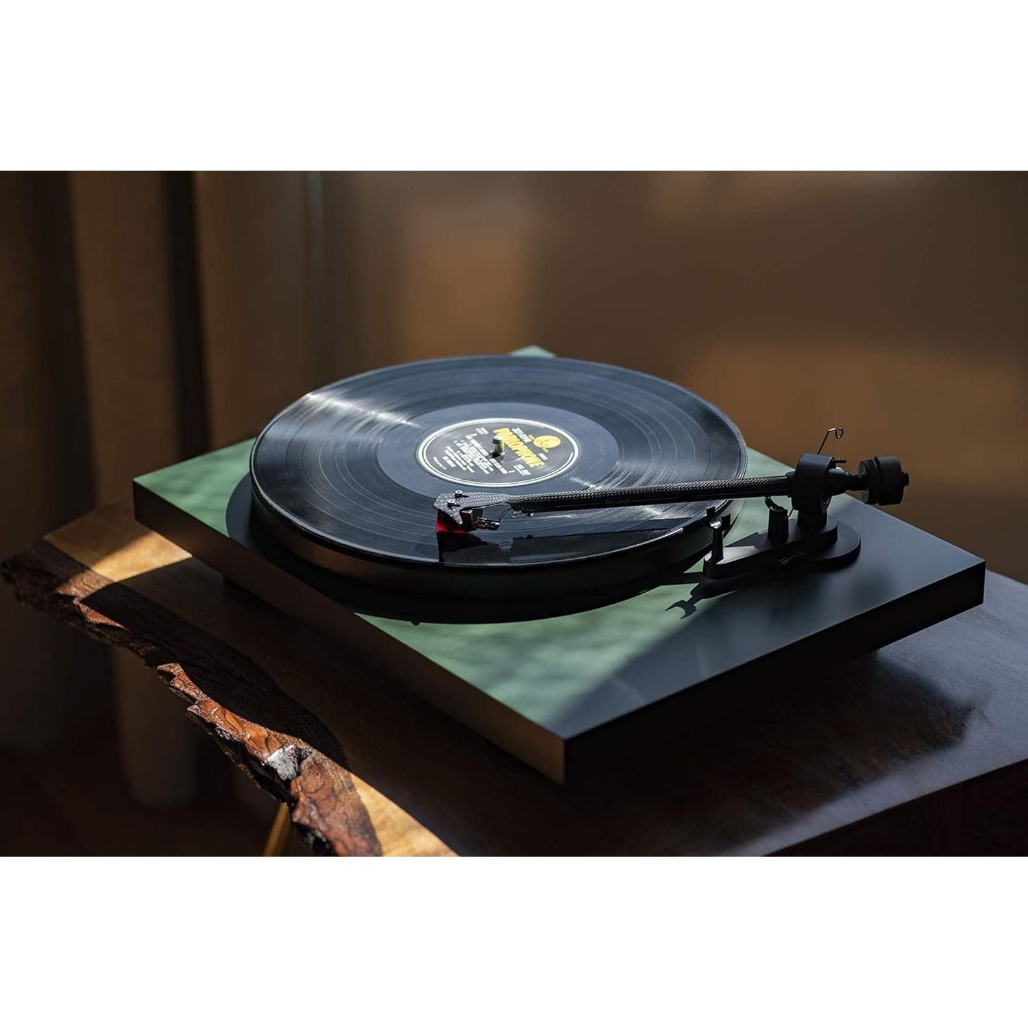 Buy Pro-Ject,Pro-Ject Debut Carbon EVO Audiophile Turntable - Carbon Fiber Tonearm, Electronic Speed Selection, Pre-Mounted Ortofon 2M Red Cartridge - Satin Green - Gadcet UK | UK | London | Scotland | Wales| Near Me | Cheap | Pay In 3 | Turntables & Record Players