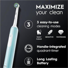 Buy Oral-B,Oral-B Pro 1 Electric Toothbrush With 3D Cleaning - Blue - Gadcet.com | UK | London | Scotland | Wales| Ireland | Near Me | Cheap | Pay In 3 | Health & Beauty