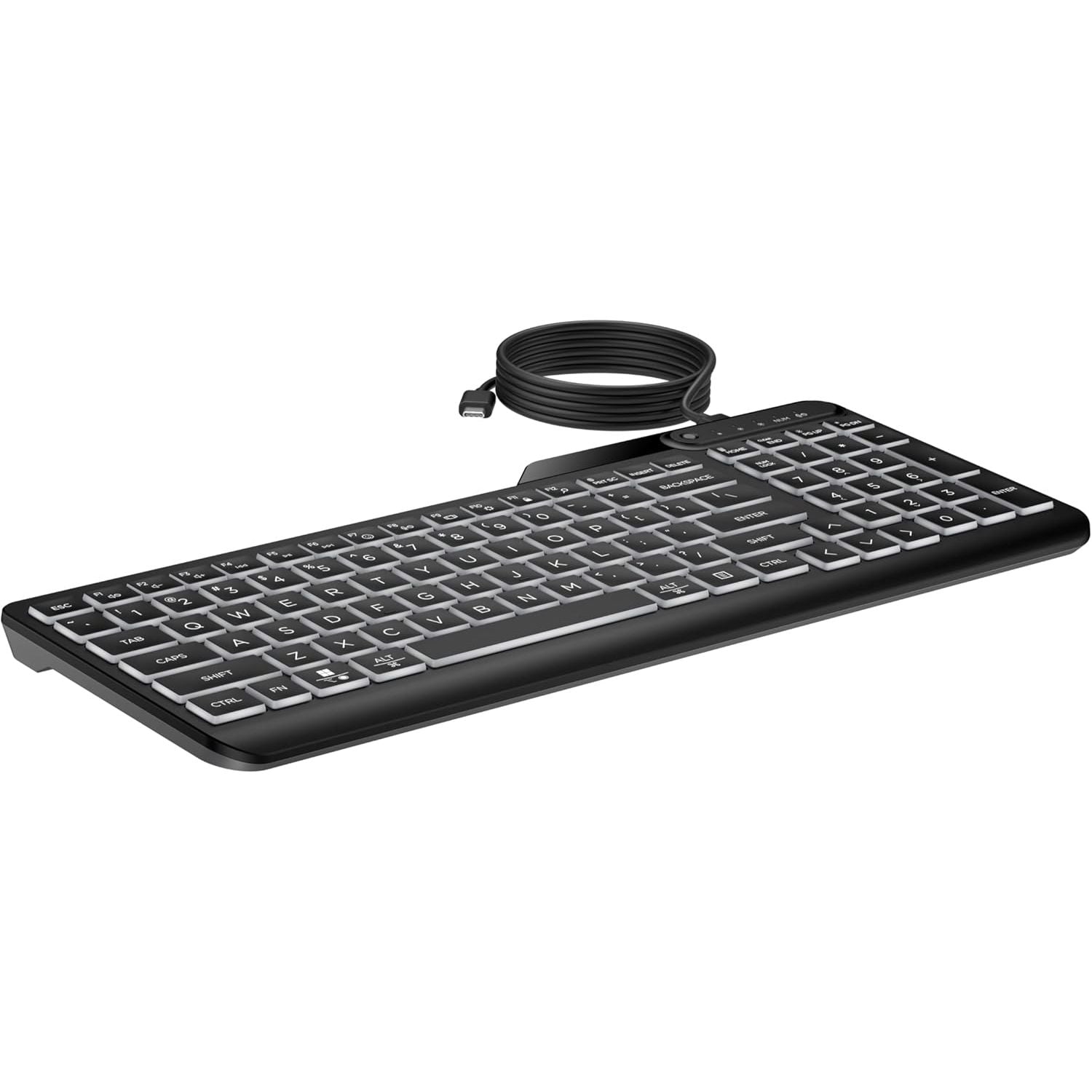 Buy HP,HP 400 Backlit Wired Keyboard – Black, Warm White LED, Slim Design, USB-C + USB-A Compatible - Gadcet UK | UK | London | Scotland | Wales| Near Me | Cheap | Pay In 3 | Keyboards