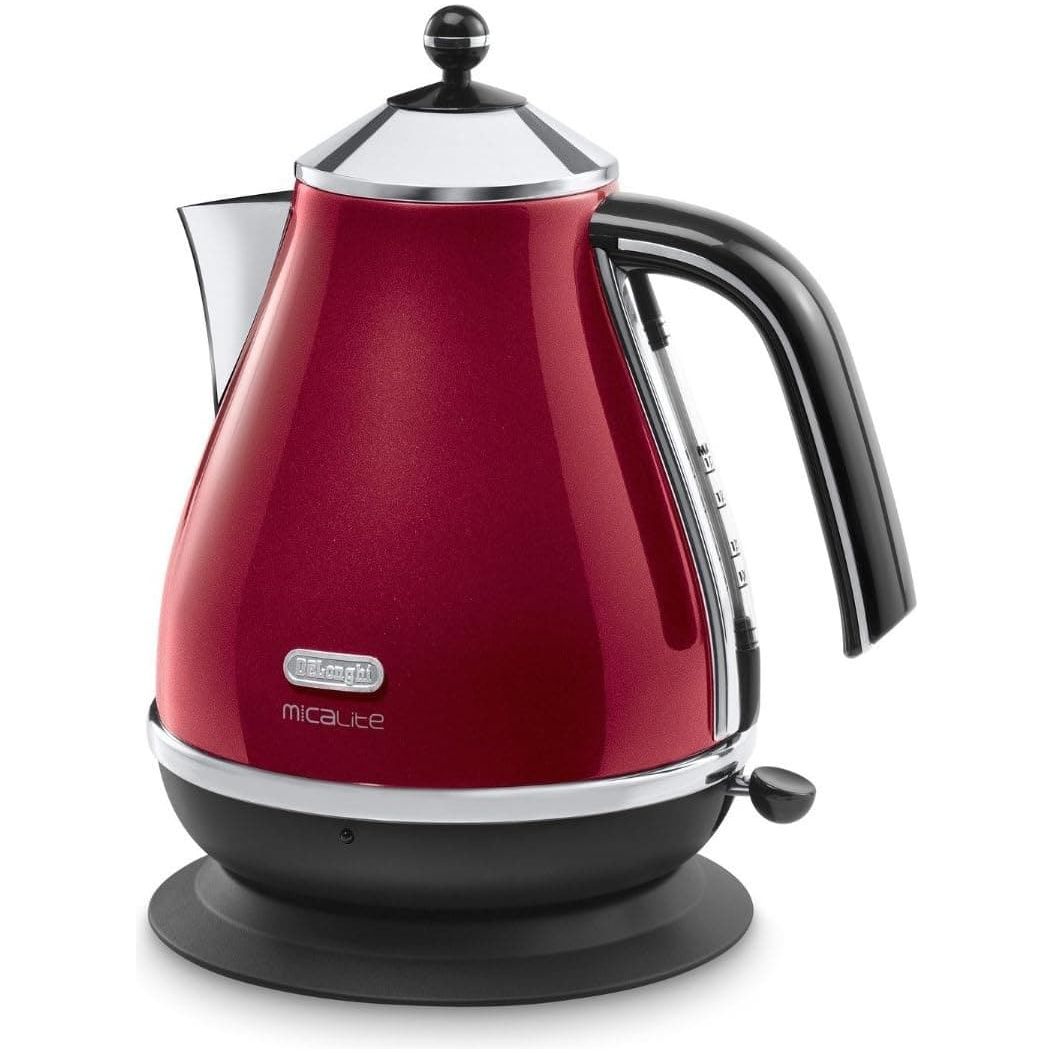 Buy De'Longhi,De'Longhi Icona Micalite KBOM3001R Kettle - Red - Gadcet UK | UK | London | Scotland | Wales| Near Me | Cheap | Pay In 3 | Electric Kettles