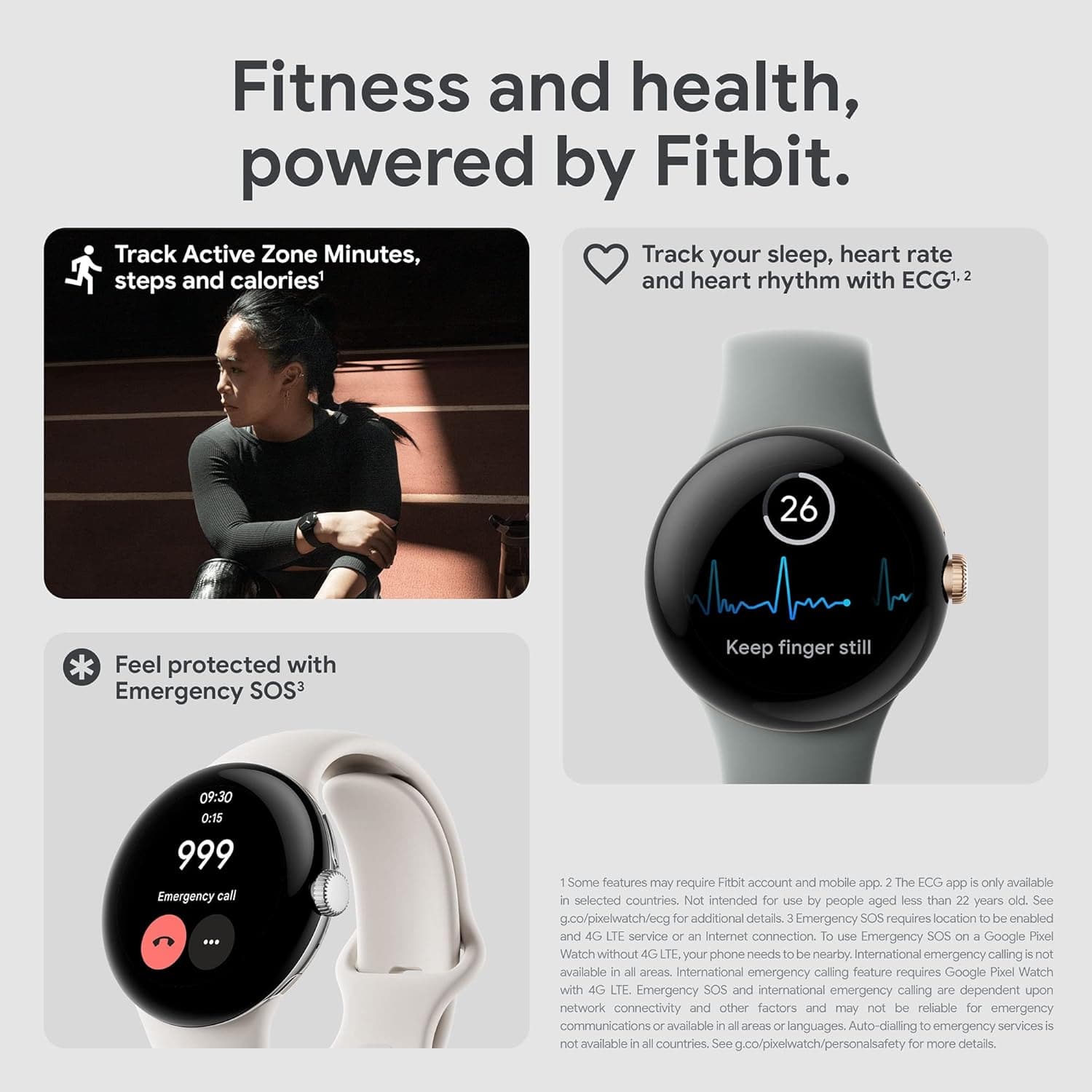 Buy Google,Google Pixel Watch - LTE Android Smartwatch with Heart Rate and Activity Tracking, Polished Silver Stainless Steel Case with Charcoal Active Band - Gadcet UK | UK | London | Scotland | Wales| Near Me | Cheap | Pay In 3 | Watches