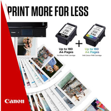 Canon PG-545/CL-546 Ink & Photo Paper Multipack – Genuine Cartridges (Black & Colour) + 50 Sheets 4x6 Photo Paper