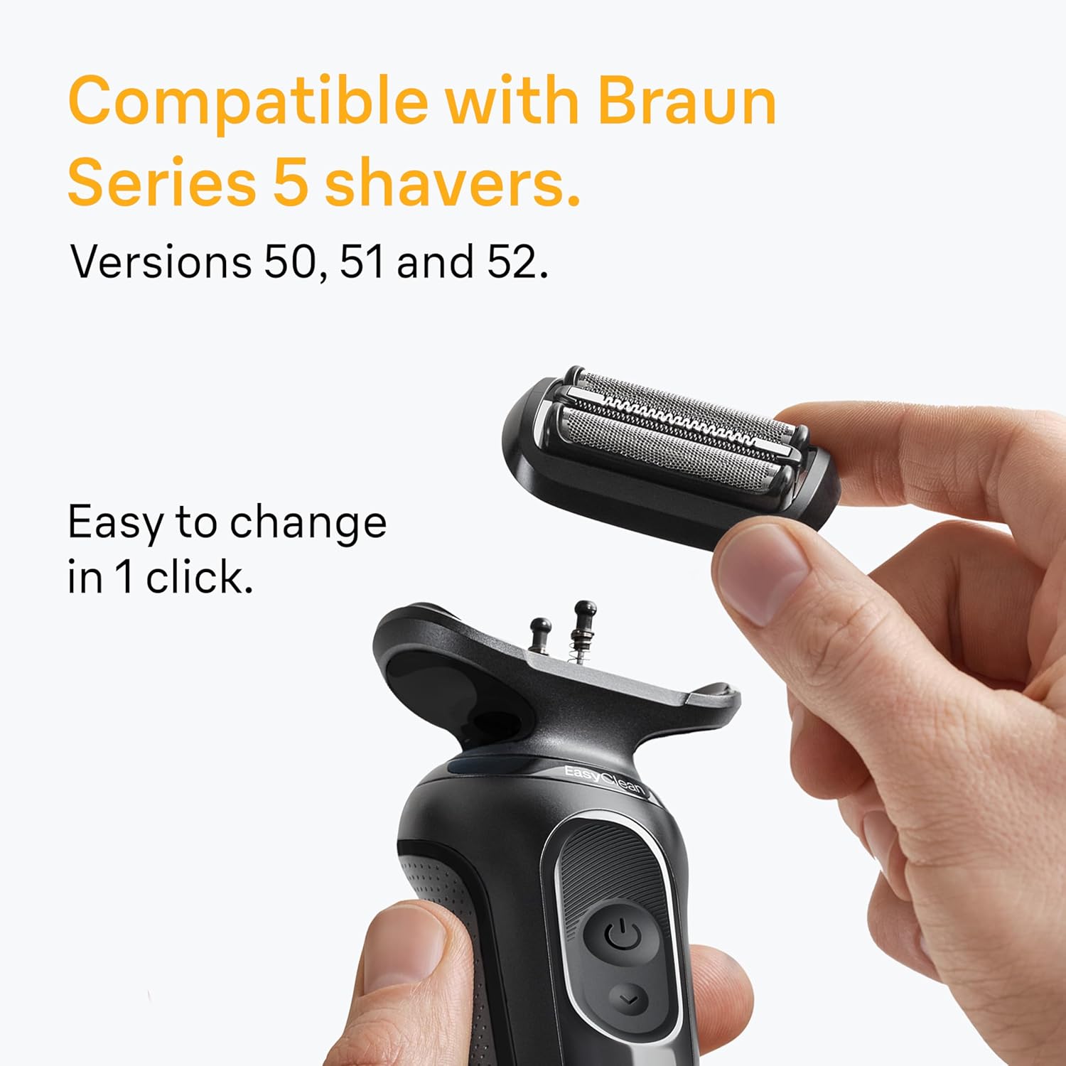 Buy Braun,Braun Series 5 Electric Shaver Original Replacement Head 54B – Compatible with Series 5 (50, 51, 52 Generations) - Gadcet UK | UK | London | Scotland | Wales| Near Me | Cheap | Pay In 3 | Electric Razor Accessories