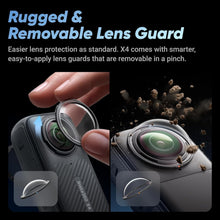 Buy Insta360,Insta360 X4 8K Waterproof 360 Action Camera - 4K Wide-Angle Video, Removable Lens Guards, 135 Min Battery Life, AI Editing, Stabilization, for Sports & Outdoor - Gadcet UK | UK | London | Scotland | Wales| Near Me | Cheap | Pay In 3 | Action Video Cameras