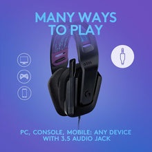 Buy Logitech,Logitech G335 Wired Gaming Headset – Microphone, 3.5mm Jack, Memory Foam, Lightweight, Multi-Platform, Black - Gadcet UK | UK | London | Scotland | Wales| Near Me | Cheap | Pay In 3 | Headphones & Headsets