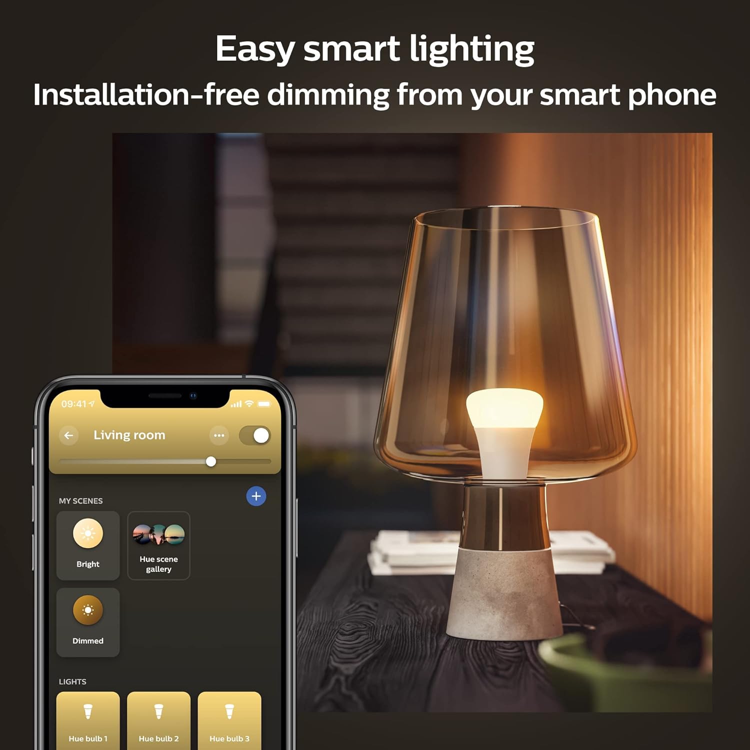 Buy Philips Hue,Philips Hue White A60 Smart LED Bulb (E27) – Works with Amazon Echo & Alexa, Indoor Home Lighting - Gadcet UK | UK | London | Scotland | Wales| Near Me | Cheap | Pay In 3 | LED Light Bulbs