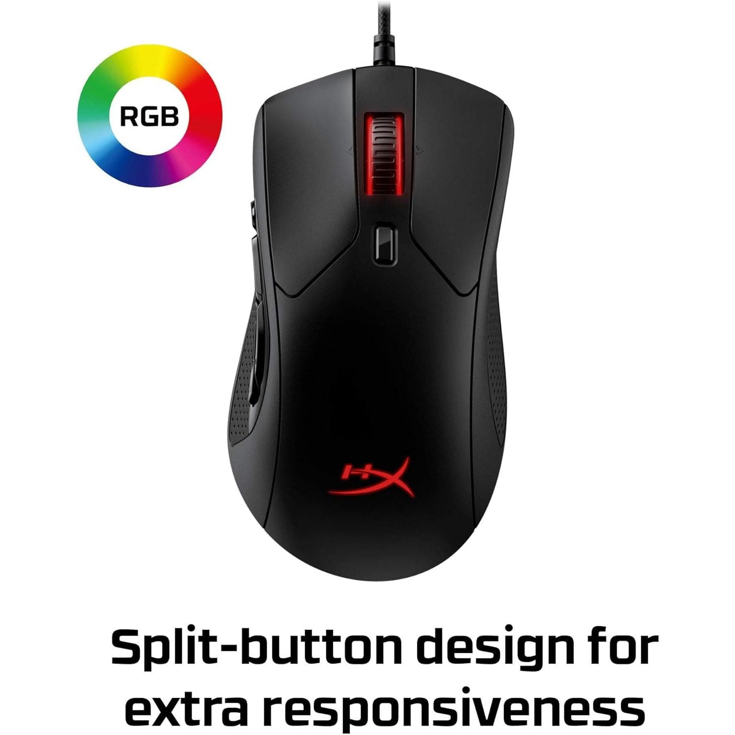 Buy HyperX,HyperX Pulsefire Raid – Ergonomic – 11-button programmable RGB Gaming Mouse - Gadcet UK | UK | London | Scotland | Wales| Ireland | Near Me | Cheap | Pay In 3 | Computer Accessories