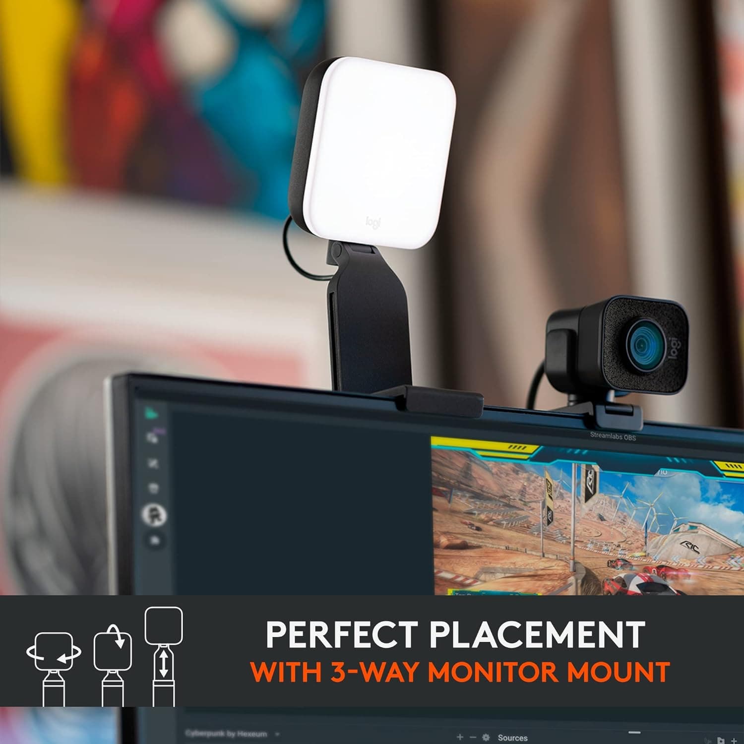 Buy Alann Trading Limited,Logitech for Creators Litra Glow Premium LED Streaming Light with TrueSoft - For Video Conferencing, Zoom Meetings, Adjustable Mount and Desktop App Control for PC/Mac - Graphite - Gadcet UK | UK | London | Scotland | Wales| Near Me | Cheap | Pay In 3 | Computer Accessories