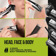 Wahl Elite 8in1 Multigroomer, Full Body Trimming, Washable Blade Heads, Nose Trimming, Ear Hair Removal, Long Life Battery, Perfect for Him, Easy Maintenance