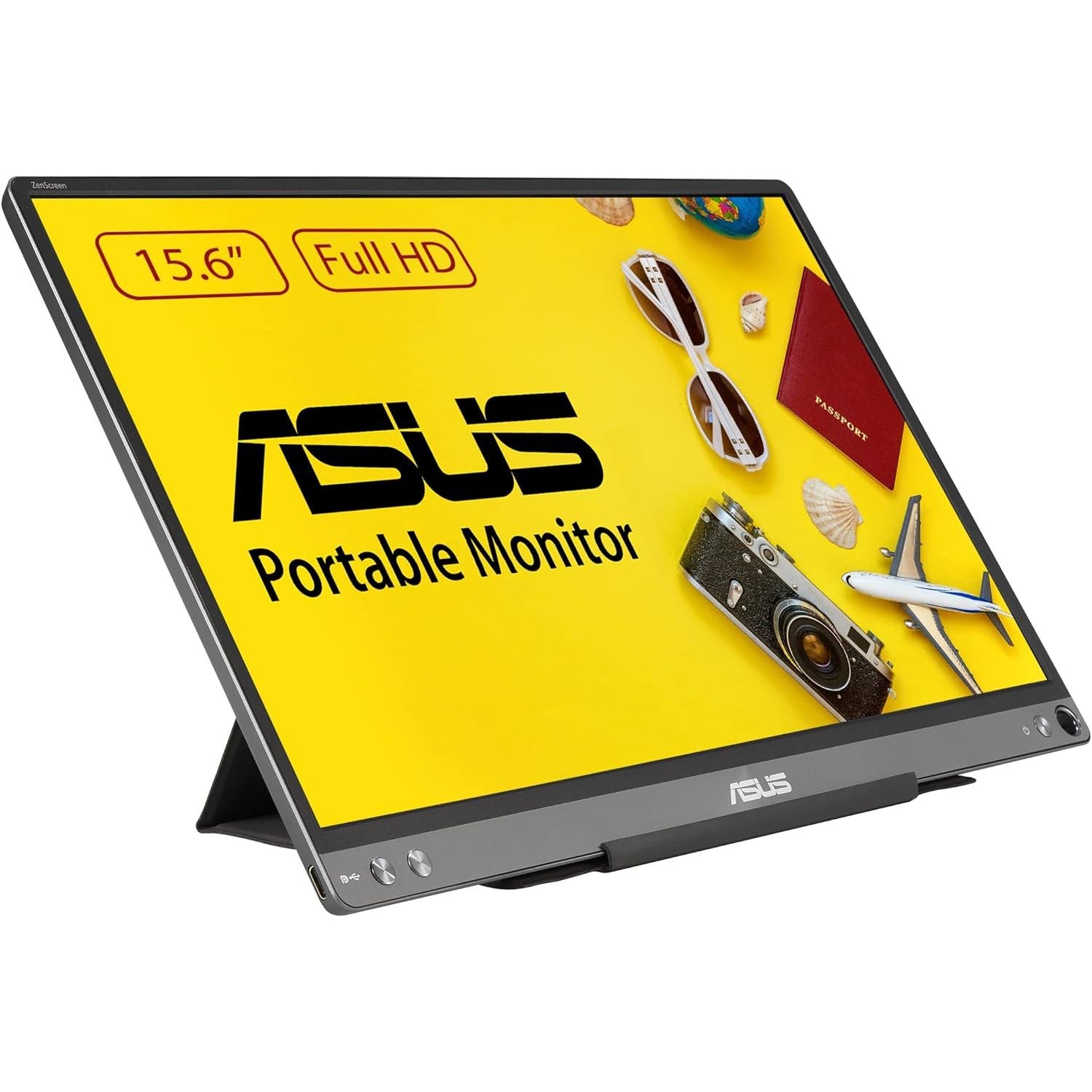 Buy ASUS,ASUS ZenScreen 15.6" Portable Monitor, 1080P FHD, IPS, USB-C & USB 3.0, Flicker-Free, Blue Light Filter, Smart Cover, Laptop & MacBook Compatible (MB16ACE) - Gadcet UK | UK | London | Scotland | Wales| Near Me | Cheap | Pay In 3 | Computer Monitor Accessories