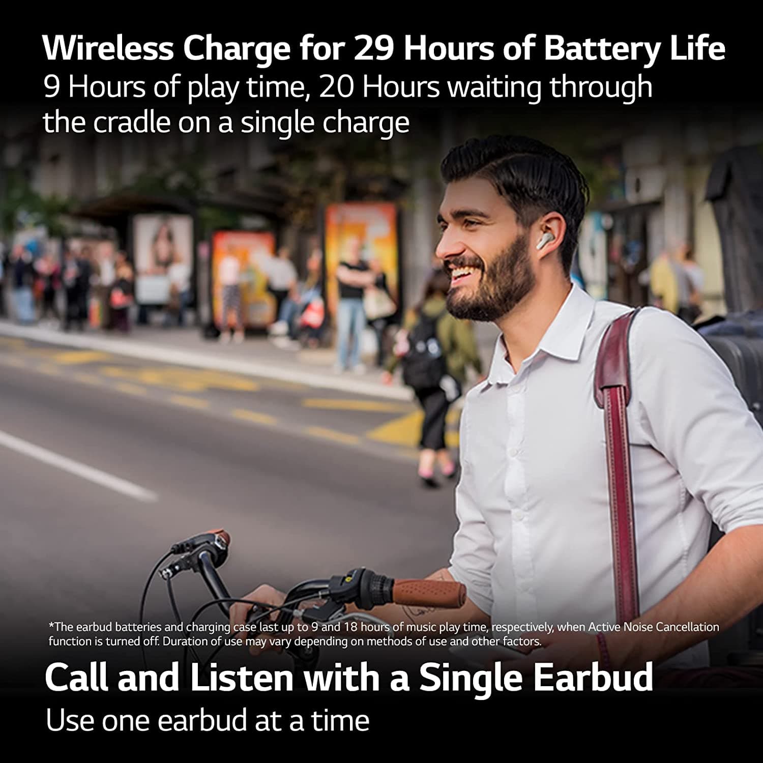 Buy LG,LG TONE Free - Black - Gadcet.com | UK | London | Scotland | Wales| Ireland | Near Me | Cheap | Pay In 3 | Earphones