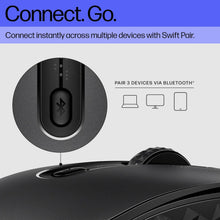 HP 690 Qi-Charging Wireless Mouse – Bluetooth, 4000 DPI, 6 Programmable Buttons, 4D Tilt Wheel, AES Security, Compatible with PC, Mac & Chrome – Black