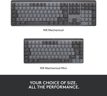 Buy Logitech,Logitech MX Mechanical Mini Wireless Illuminated Keyboard, Tactile Quiet Switches, Backlit, Bluetooth, USB-C, macOS, Windows, Linux, iOS, Android, Metal, QWERTY UK English Layout - Grey - Gadcet.com | UK | London | Scotland | Wales| Ireland | Near Me | Cheap | Pay In 3 | Keyboards