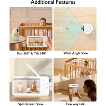 Buy Cashtro Ltd,Momcozy BM03 Video Baby Monitor – 5.5" LCD Screen, White - Gadcet UK | UK | London | Scotland | Wales| Near Me | Cheap | Pay In 3 | Baby Monitor