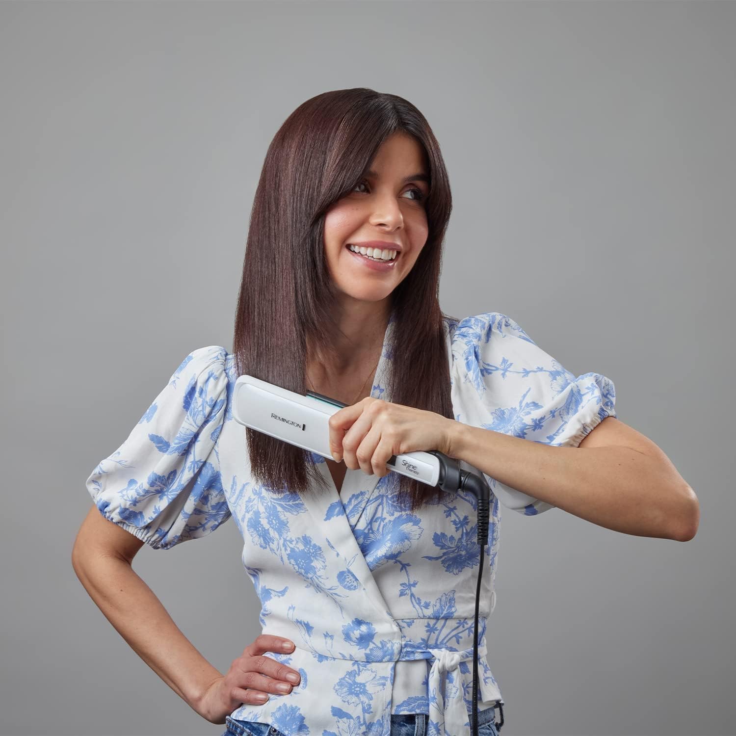 Buy Remington,Remington Shine Therapy Wide Hair Straightener (45mm), Ceramic Plates with Argan Oil, 9 Heat Settings (150°C–230°C), S8550 - Gadcet UK | UK | London | Scotland | Wales| Near Me | Cheap | Pay In 3 | Hair Straighteners