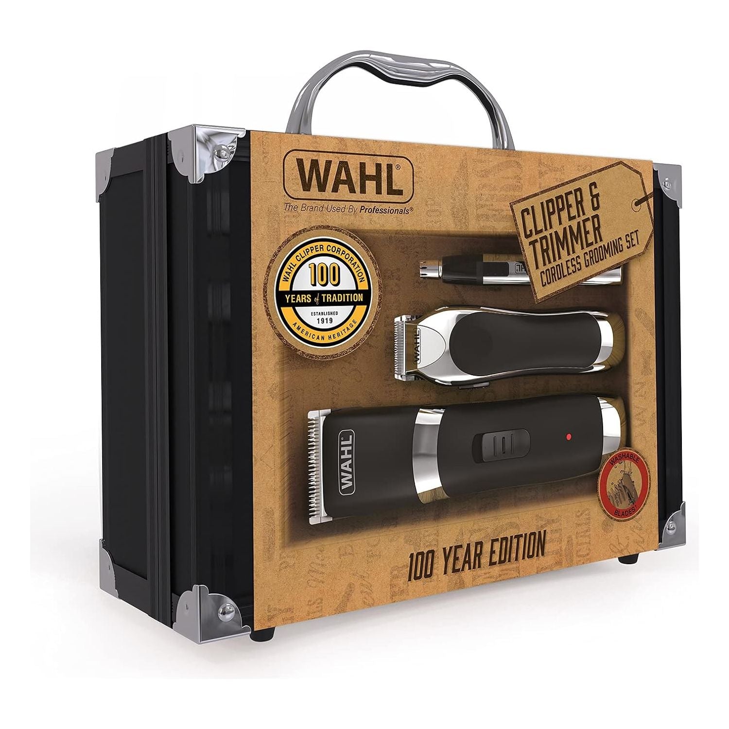 Buy Wahl,Wahl Cordless Hair Clipper & Trimmer Gift Set | Men’s Grooming Kit with Beard, Nose, Ear & Brow Trimmer - Gadcet UK | UK | London | Scotland | Wales| Near Me | Cheap | Pay In 3 | Hair Clipper & Trimmer Accessories