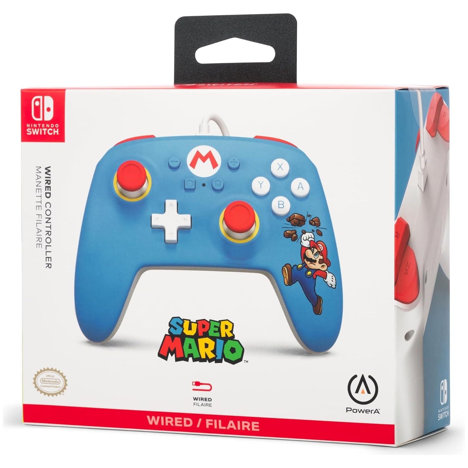 Buy PowerA,PowerA Wired Controller for Nintendo Switch – Brick Breaker Mario Edition – Compatible with Switch, Switch OLED & Lite – Officially Licensed Gamepad - Gadcet UK | UK | London | Scotland | Wales| Near Me | Cheap | Pay In 3 | Nintendo Switch Accessories
