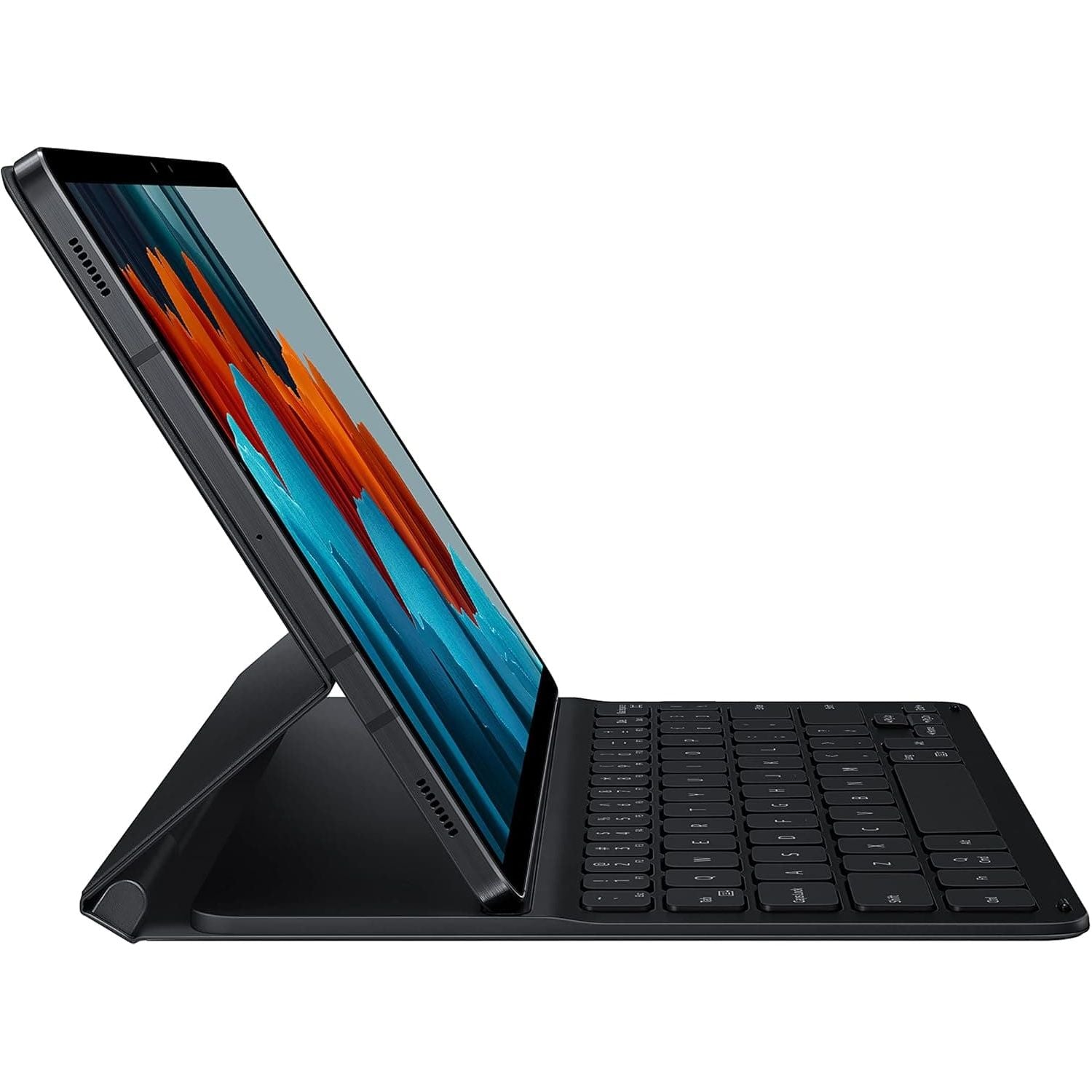 Buy Samsung,Samsung Galaxy Tab S7 / S8 Slim Book Cover Keyboard - Black - Gadcet UK | UK | London | Scotland | Wales| Ireland | Near Me | Cheap | Pay In 3 | Tablet Computer Parts