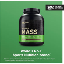 Buy Optimum Nutrition,Optimum Nutrition Serious Mass - Chocolate Flavored High-Calorie Weight Gainer, Protein Powder with 25 Vitamins & Minerals, Creatine & Glutamine, 2.73 kg, 8 Servings - Gadcet UK | UK | London | Scotland | Wales| Ireland | Near Me | Cheap | Pay In 3 | Weight Gainer Protein Powder