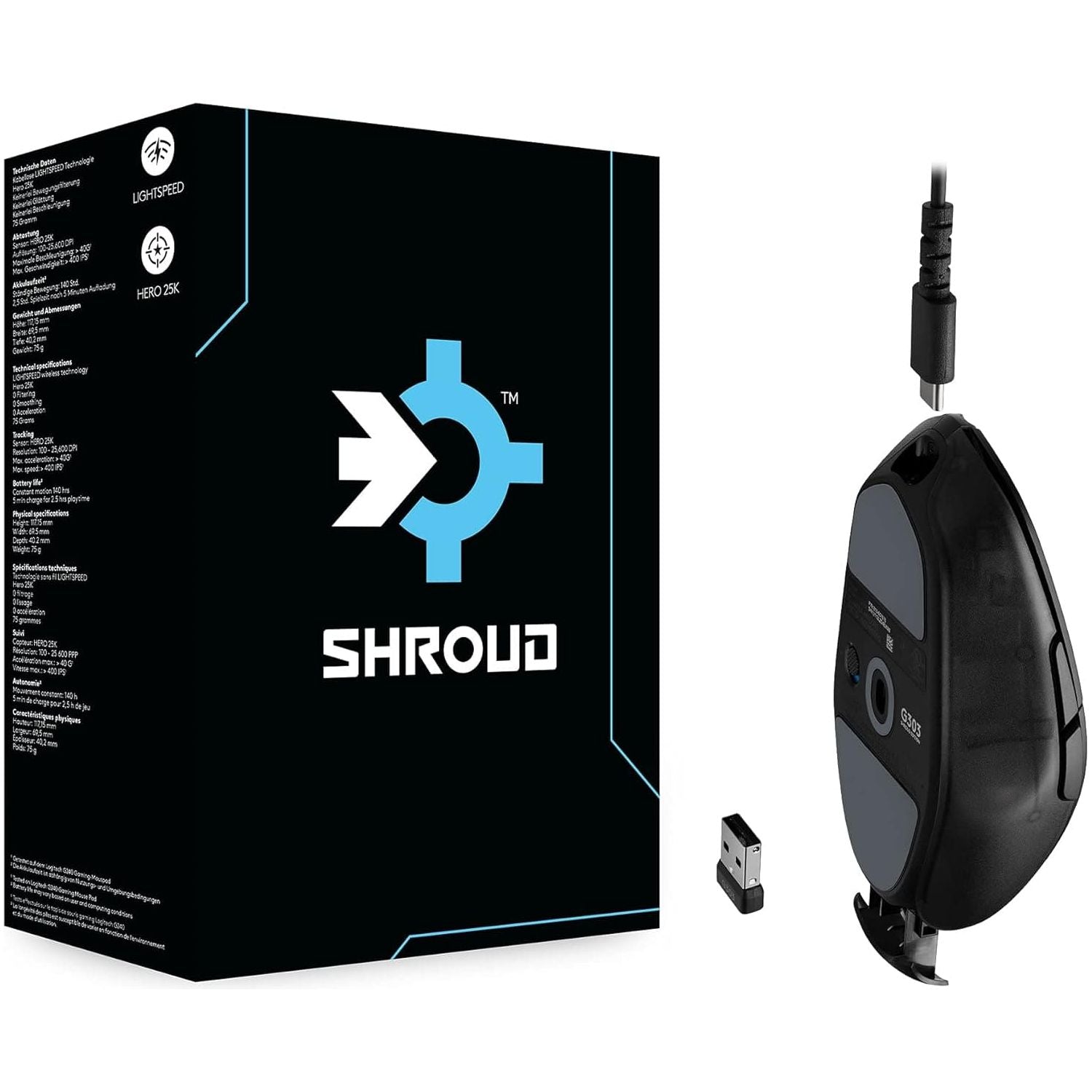 Buy Logitech,Logitech G303 Shroud Edition Wireless Gaming Mouse 5-buttons – PC - Black - Gadcet UK | UK | London | Scotland | Wales| Ireland | Near Me | Cheap | Pay In 3 | Gaming mouse