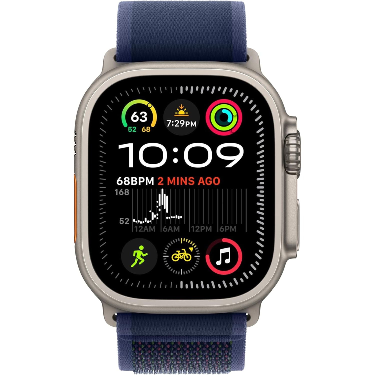 Buy Apple,Apple Watch Ultra 2 (49mm) GPS + Cellular – Natural Titanium Case with Blue Trail Loop (S/M), Rugged Fitness Smartwatch - Gadcet UK | UK | London | Scotland | Wales| Near Me | Cheap | Pay In 3 | Smart Watches