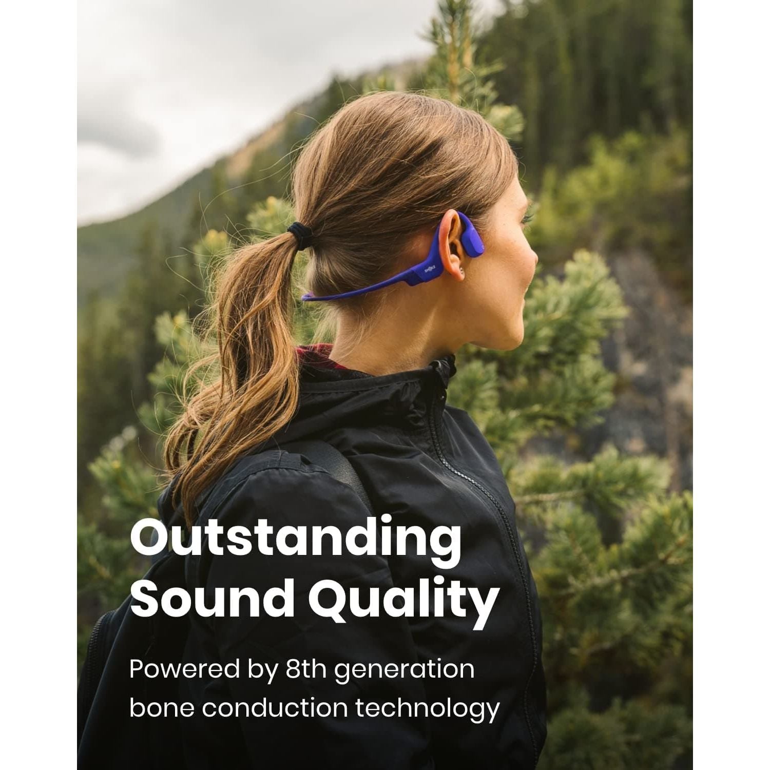 Buy Shokz,Shokz Openrun Mini Bone Conduction Sports Headphones, Bluetooth Wireless Earphones with Mic, 8H Playtime, Open-Ear Waterproof for Running Workout - Blue - Gadcet.com | UK | London | Scotland | Wales| Ireland | Near Me | Cheap | Pay In 3 | Earphones