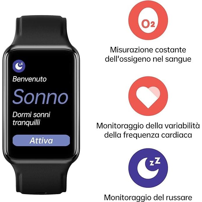 Buy Oppo,OPPO Watch Free – Smart Watch, AMOLED Curved Screen, 32g, Bluetooth 5.0, 5ATM Resistance, 230 mAh Battery, Fast Charge - Black - Gadcet UK | UK | London | Scotland | Wales| Ireland | Near Me | Cheap | Pay In 3 | Watches