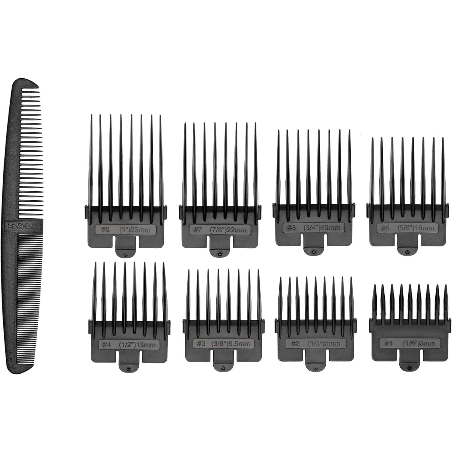 Buy Babyliss,Babyliss 7755U Men Hair Clipper, Diamond Sharp Stainless Steel Blades, 8 Comb Guides, Mains Powered, Hair Styles at Home, Comb Included, Smooth & Precise, Black - Gadcet UK | UK | London | Scotland | Wales| Near Me | Cheap | Pay In 3 | Shaving & Grooming