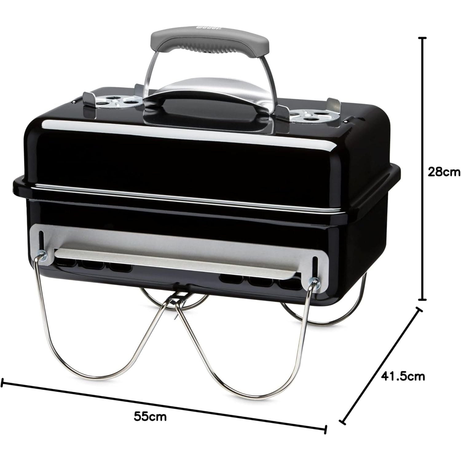 Buy Weber,Weber Go-Anywhere Portable Barbecue Grill, Black, Tabletop Camping BBQ with Lid, Porcelain-Enamelled Bowl - Gadcet UK | UK | London | Scotland | Wales| Near Me | Cheap | Pay In 3 | Outdoor Grills