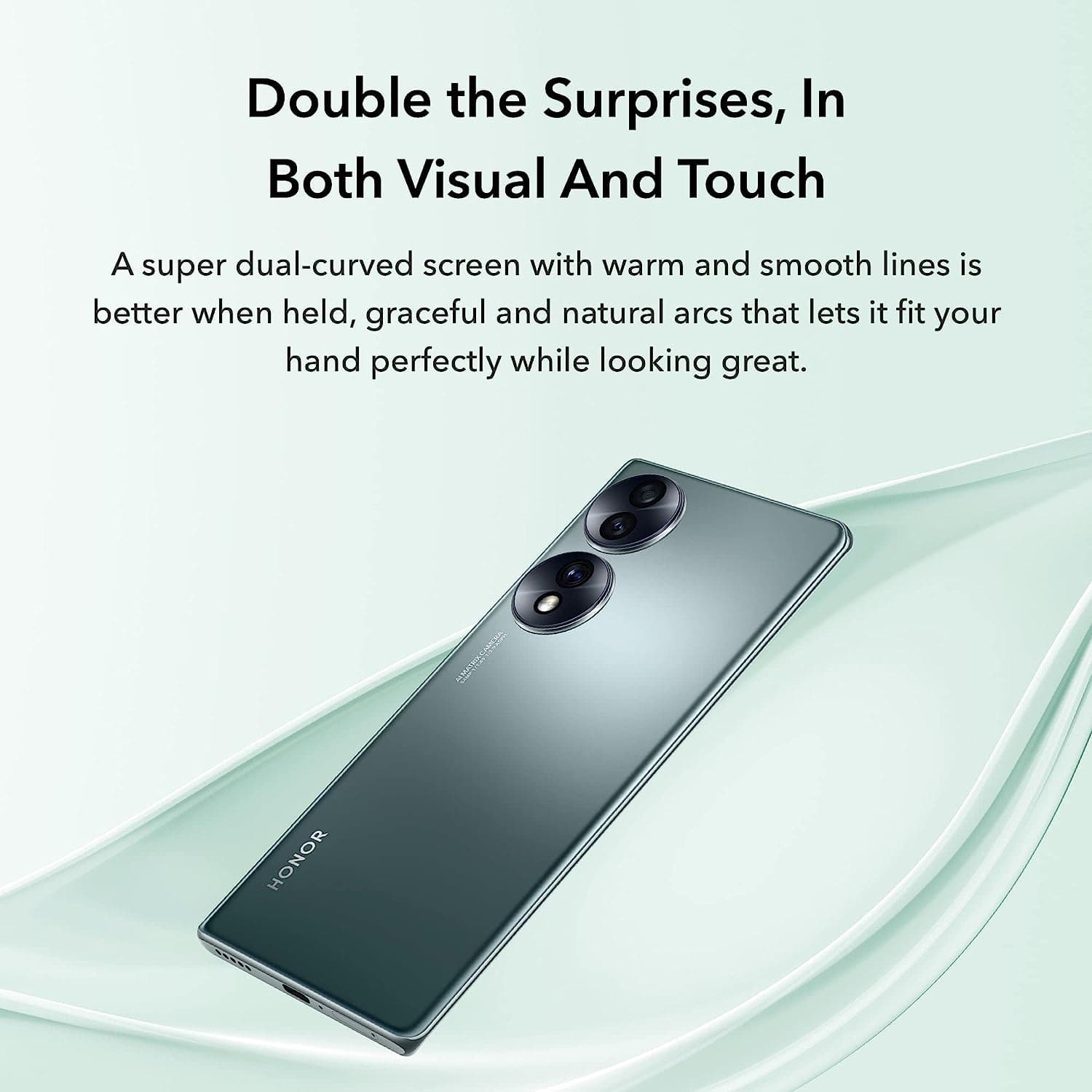Buy Honor,Honor 70 5G 256GB Storage, 8GB RAM, Dual Nano Sim Emerald Green - Unlocked - Gadcet.com | UK | London | Scotland | Wales| Ireland | Near Me | Cheap | Pay In 3 | Mobile Phone