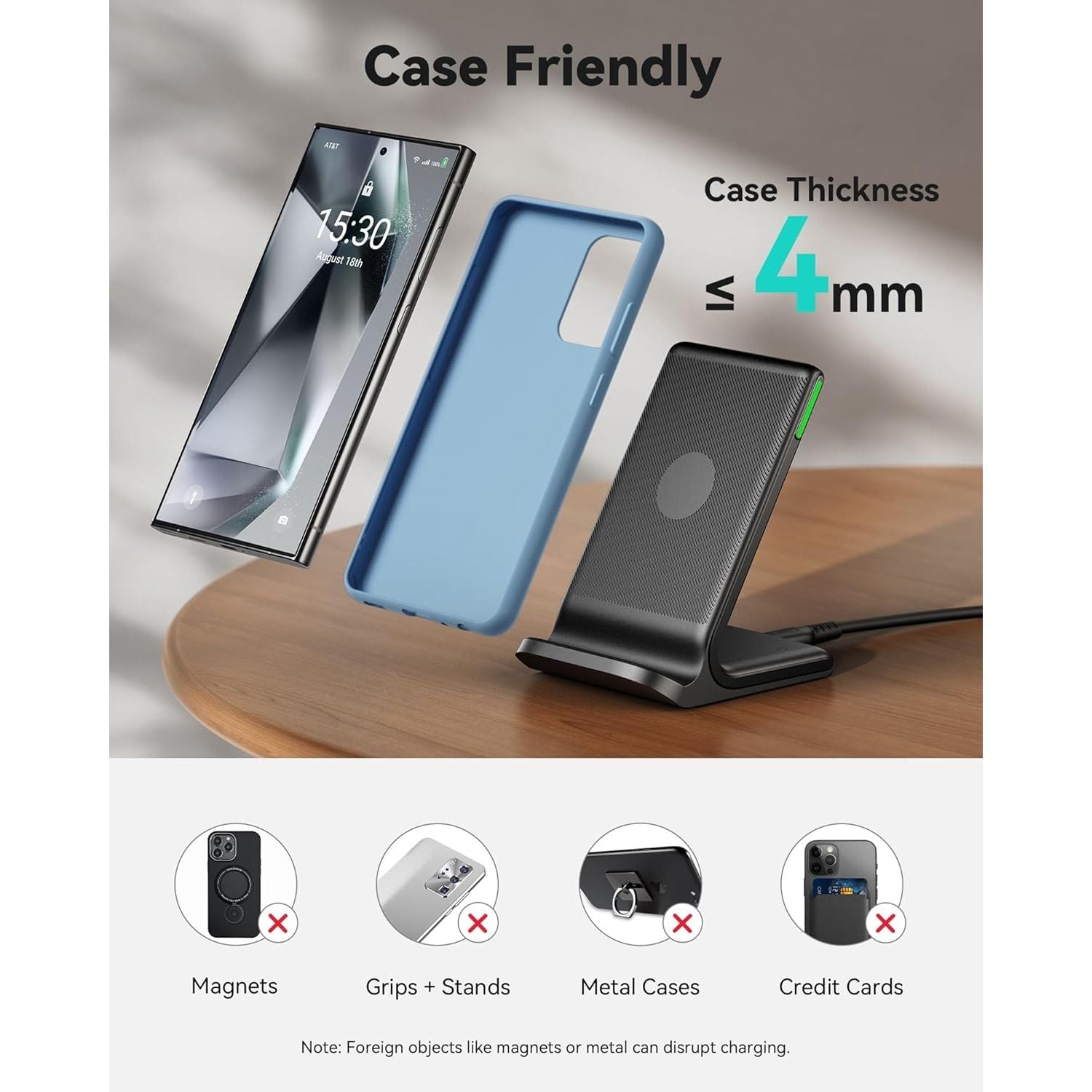 Buy INIU,INIU Wireless Charger Stand – 15W Qi Fast Charging Dock, Adaptive LED Charging Station for iPhone 8-16, Samsung S9-S22, LG V40, Pixel 6-8 - Gadcet UK | UK | London | Scotland | Wales| Near Me | Cheap | Pay In 3 | Charging Dock
