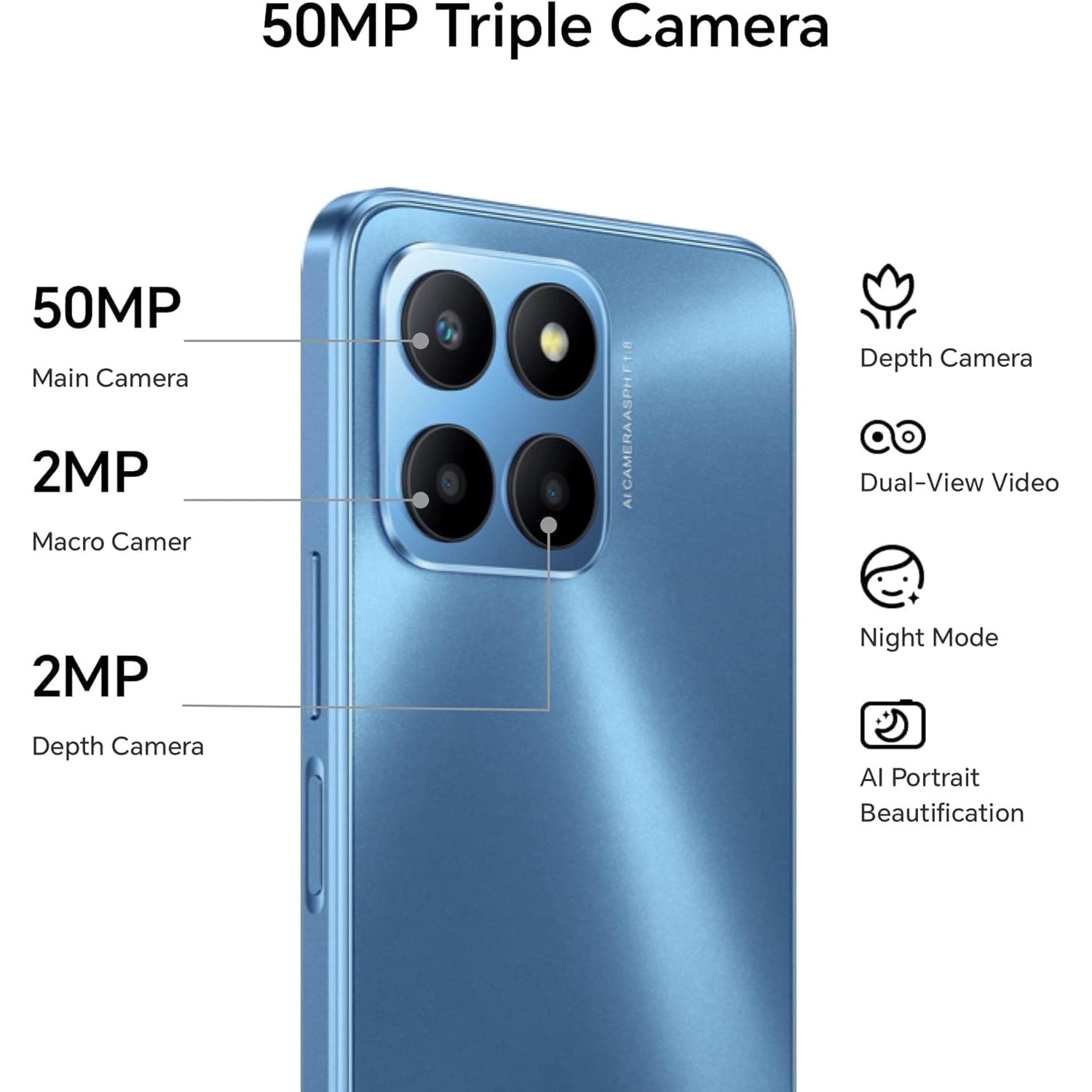 Buy Honor,HONOR 70 Lite, Smartphone 5G, 4GB+128GB, 6,5” 90Hz FullView Display, 5000 mAh, Android 12, Dual SIM, Ocean Blue - Gadcet UK | UK | London | Scotland | Wales| Near Me | Cheap | Pay In 3 | Mobile Phone