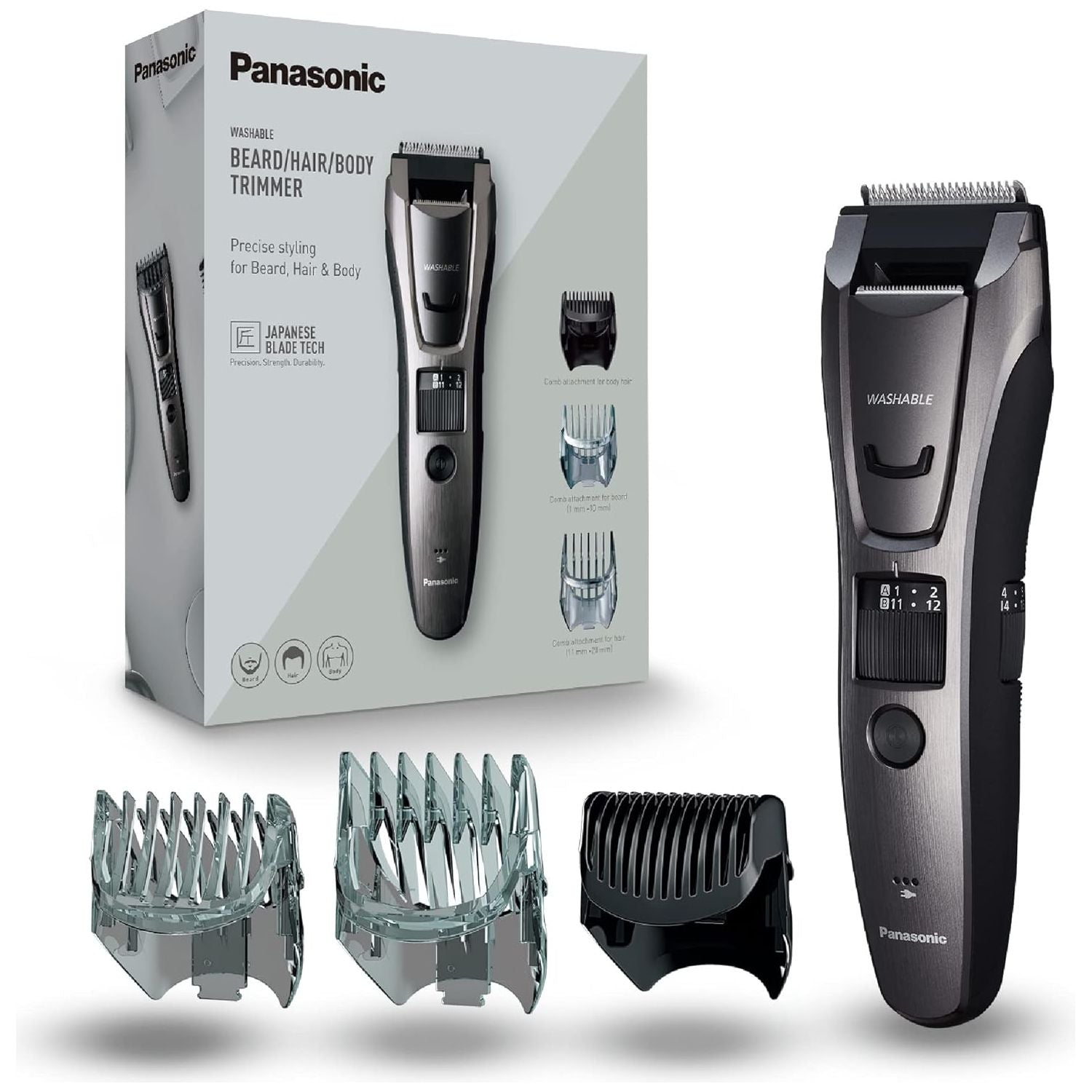 Buy Panasonic,Panasonic ER-GB80 Wet & Dry Electric Hair, Body & Beard Trimmer for Men - Gadcet UK | UK | London | Scotland | Wales| Near Me | Cheap | Pay In 3 | Hair Clippers & Trimmers