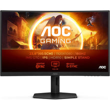 AOC Gaming 24G4XE 24" FHD Monitor – 180Hz, IPS, 1ms, FreeSync/G-Sync, HDR10, Speakers