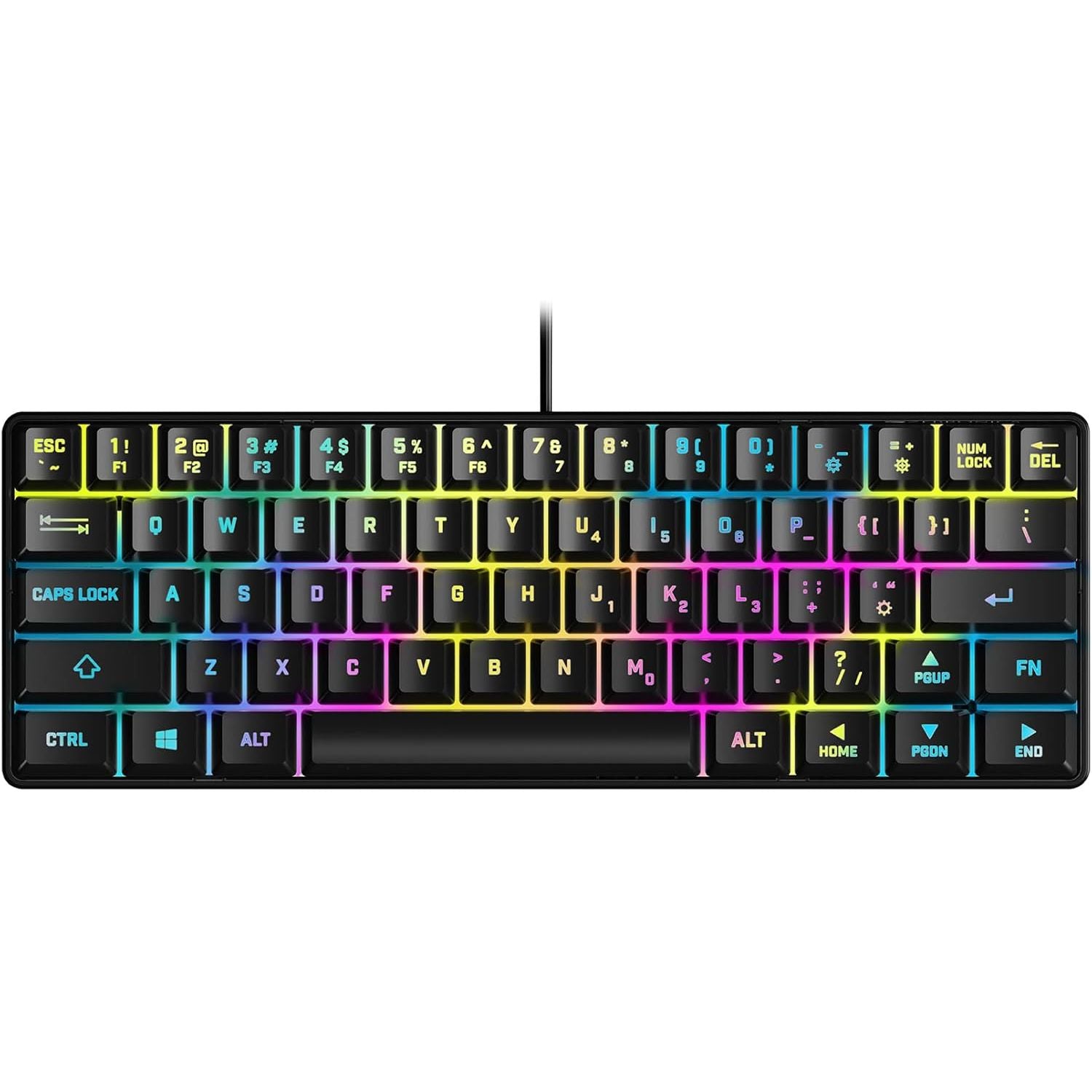 Buy STEALTH,STEALTH Light-Up Mini Wired Keyboard - Black - Gadcet UK | UK | London | Scotland | Wales| Near Me | Cheap | Pay In 3 | Keyboards