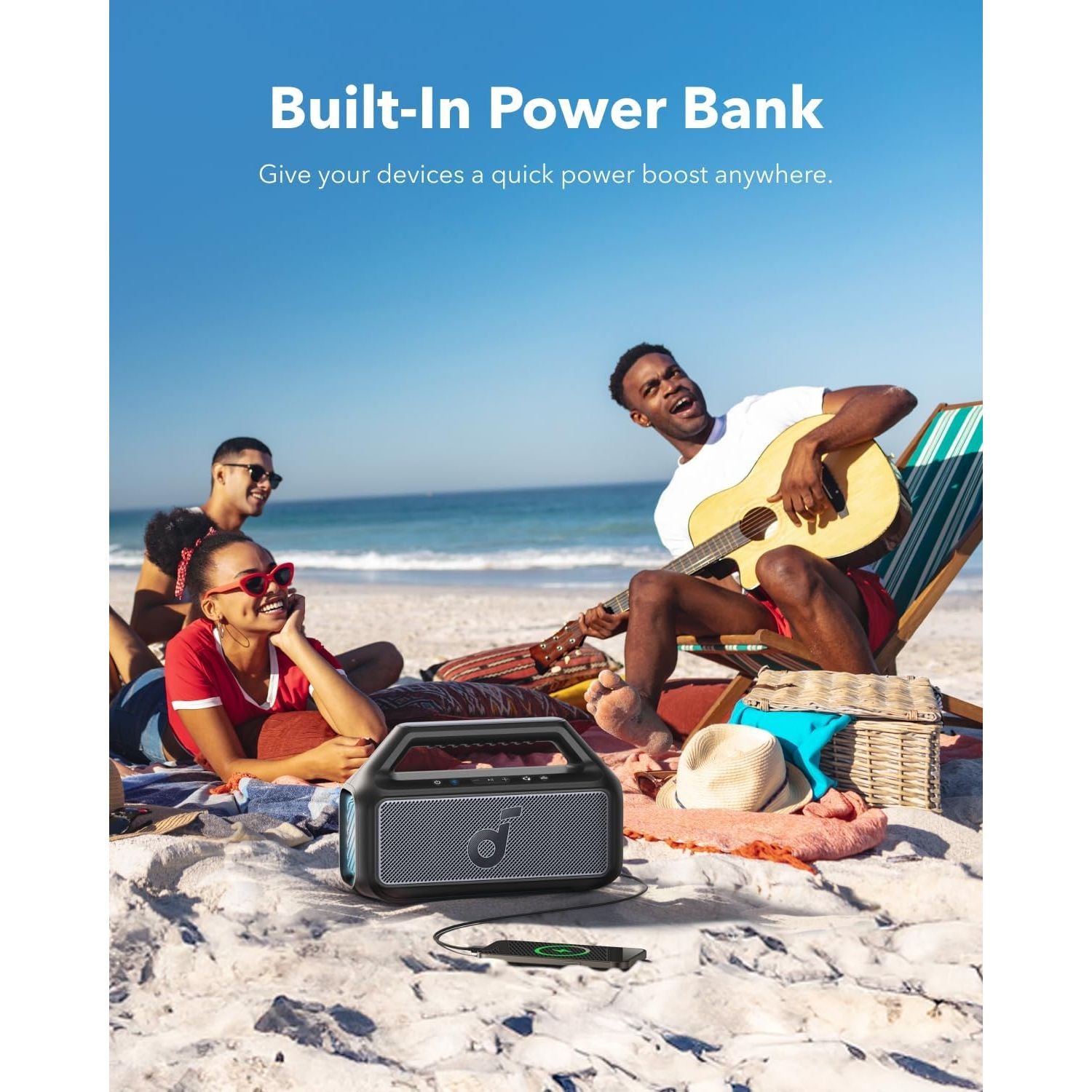 soundcore Boom 2 | Portable Bluetooth Outdoor Speaker