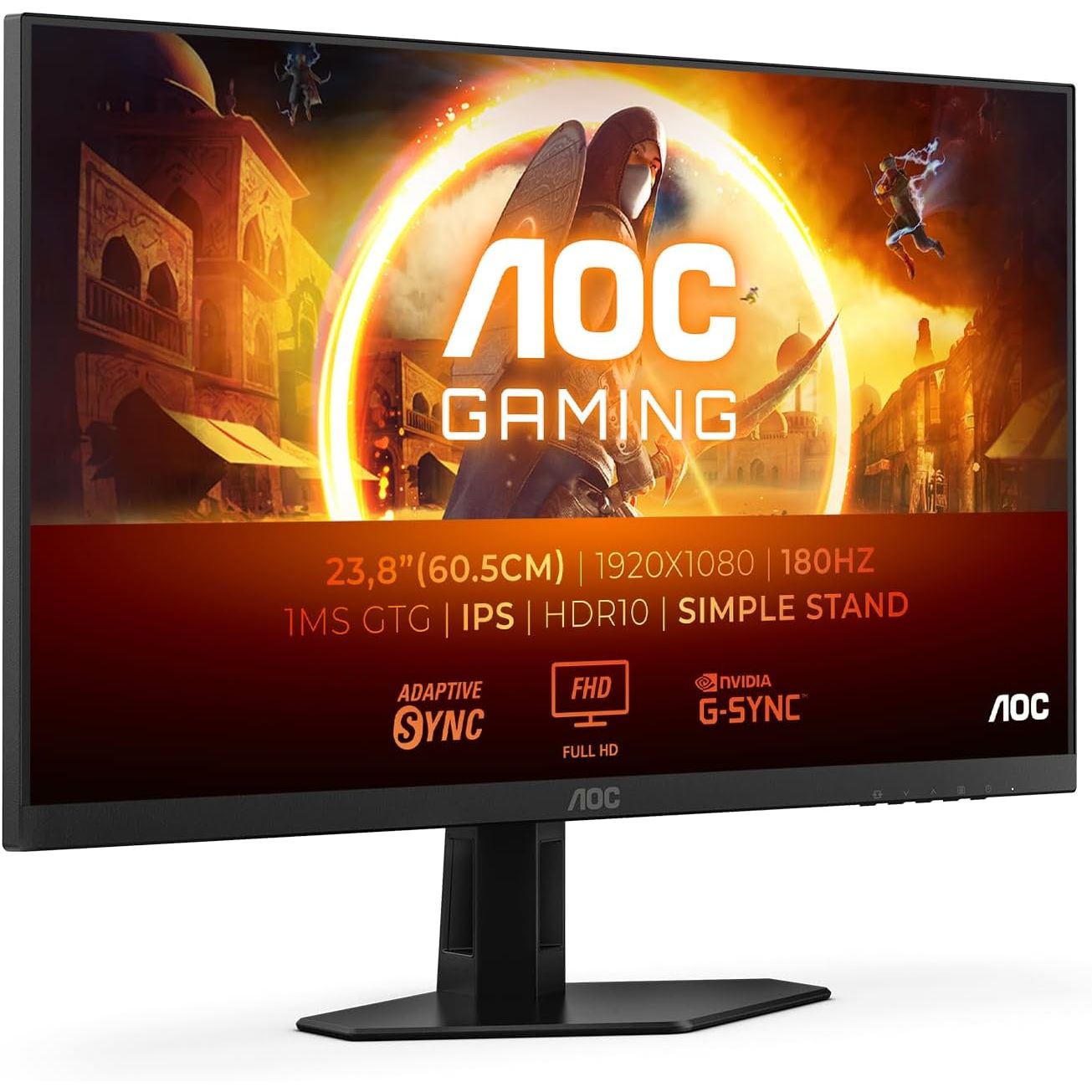 Buy AOC,AOC Gaming 24G4XE 24" FHD Monitor – 180Hz, IPS, 1ms, FreeSync/G-Sync, HDR10, Speakers - Gadcet UK | UK | London | Scotland | Wales| Near Me | Cheap | Pay In 3 | Computer Monitors