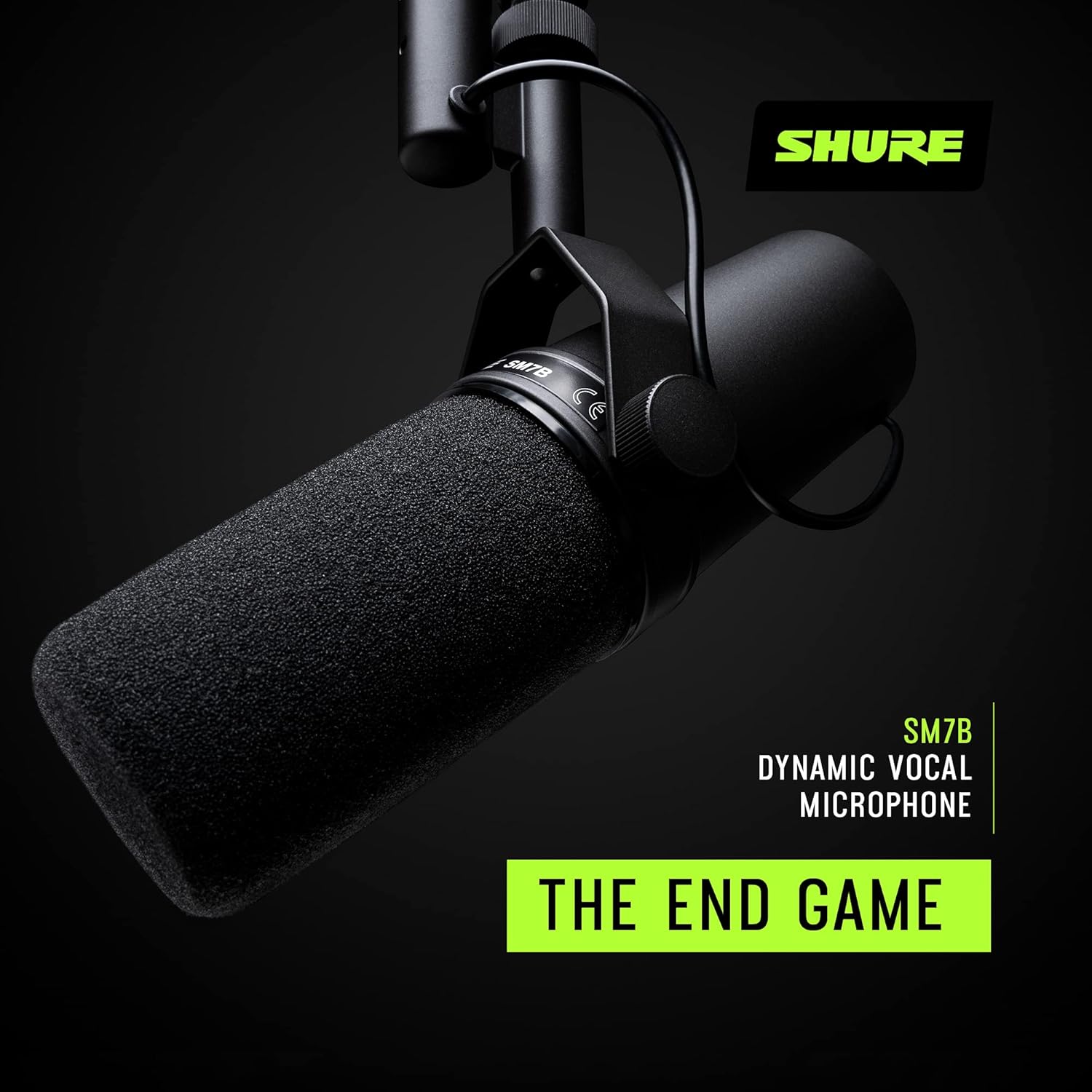 Buy Shure,Shure SM7B Vocal Dynamic Microphone – Broadcast, Podcast & Studio Recording Mic with Wide-Range Frequency, Smooth Warm Sound & XLR Connectivity – Black - Gadcet UK | UK | London | Scotland | Wales| Near Me | Cheap | Pay In 3 | Studio Condenser Microphones