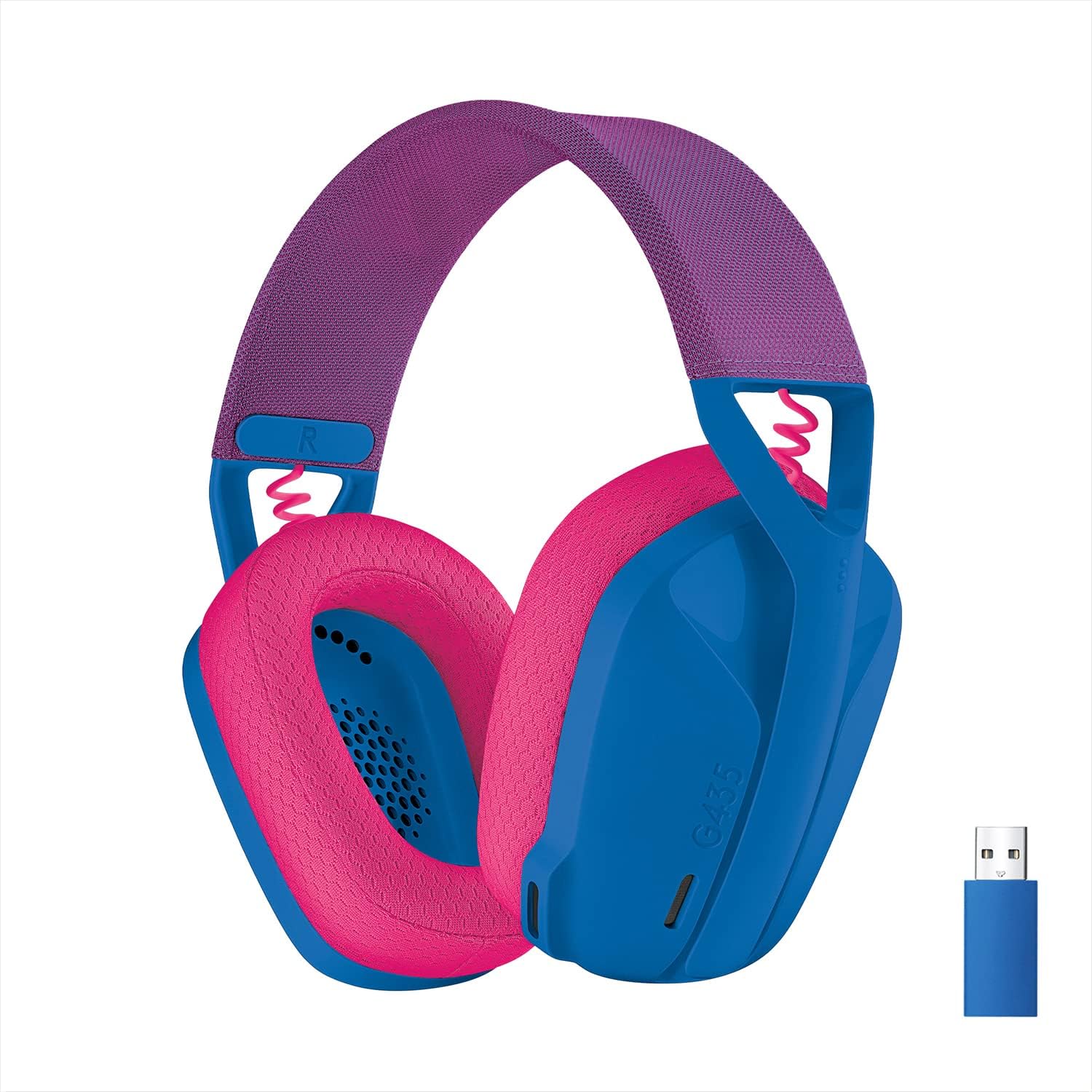 Buy Logitech,Logitech G435 Wireless Gaming Headset, Ultra-Lightweight 165g, 18h Battery, Built-in Mics, Dolby Atmos - PC, PS4, PS5, Switch - Gadcet UK | UK | London | Scotland | Wales| Near Me | Cheap | Pay In 3 | Headphones & Headsets