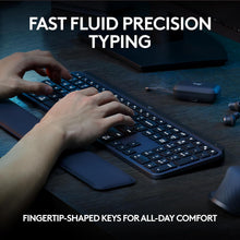 Logitech MX Keys S Wireless Keyboard, Low Profile, Fluid Quiet Typing, Programmable , Backlighting, Bluetooth, USB C Rechargeable, for Windows PC, Linux, Chrome, Mac, QWERTY UK English - Graphite