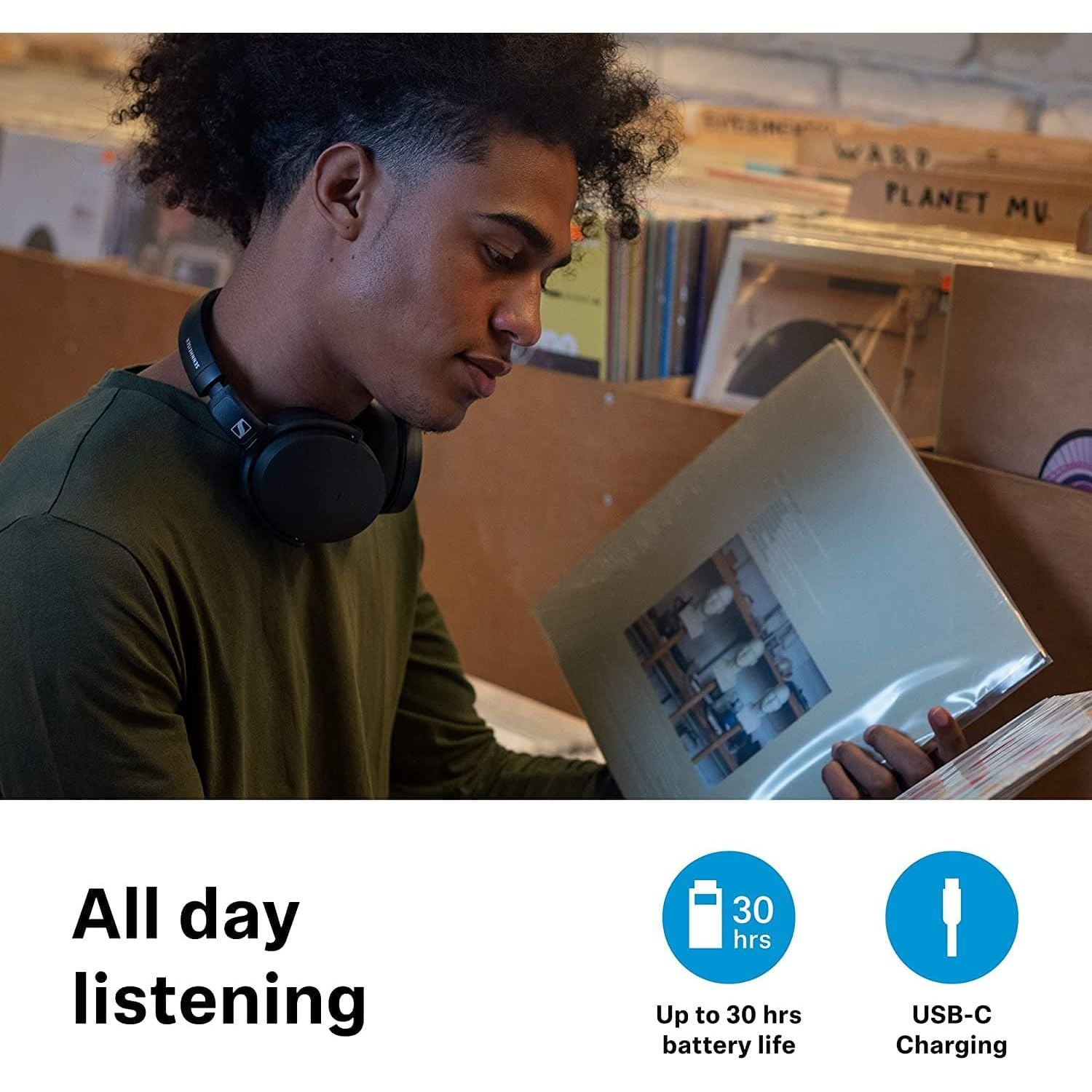 Buy SENHEISER,Sennheiser HD 350BT Bluetooth 5.0 Wireless Headphone - 30-Hour Battery Life, USB-C Fast Charging, Virtual Assistant Button, Foldable - Black - Gadcet.com | UK | London | Scotland | Wales| Ireland | Near Me | Cheap | Pay In 3 | Headphones