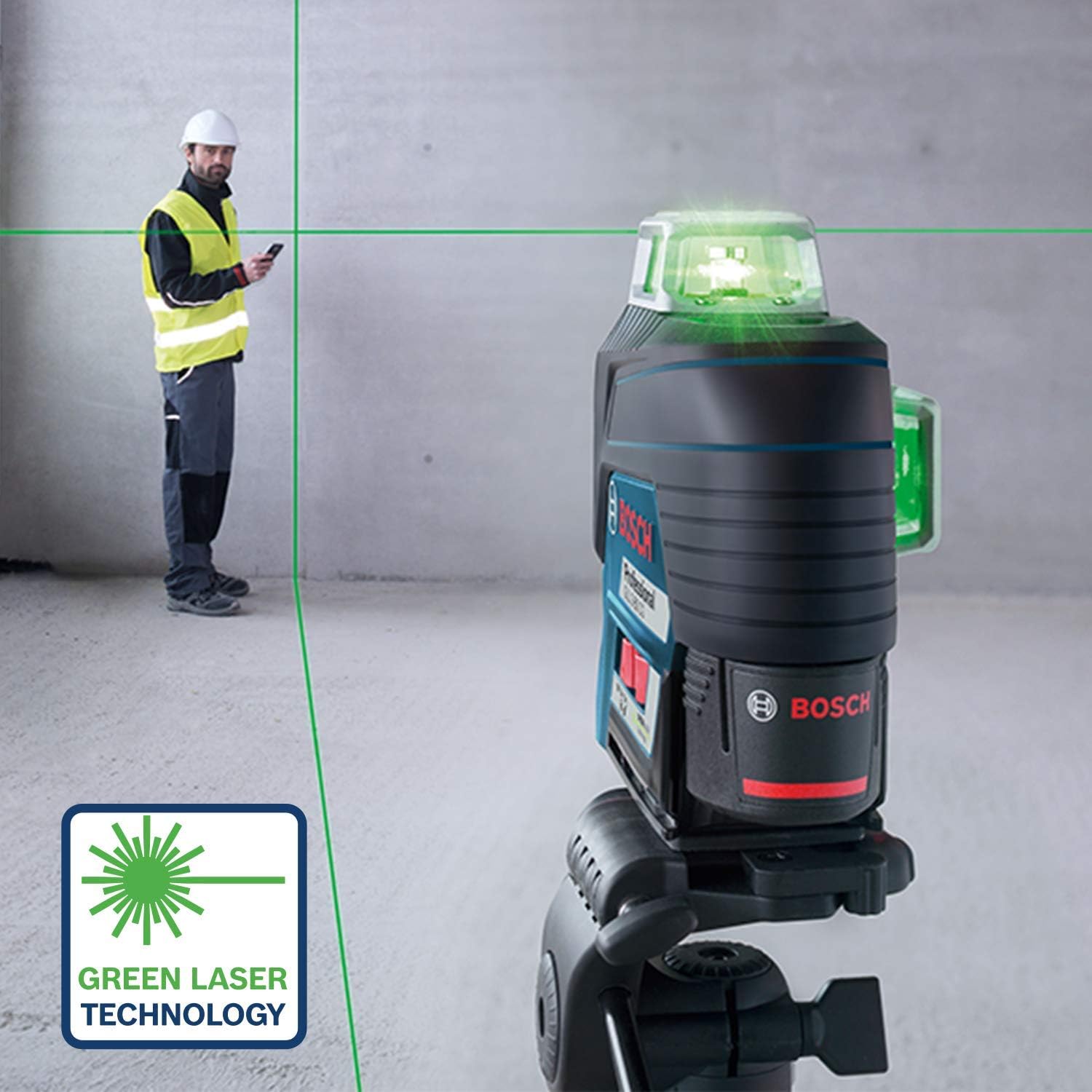 Buy Bosch Professional,Bosch GLL 3-80 CG Professional 12V Green Laser Level | 30m Range, Battery, App Control & L-BOXX - Gadcet UK | UK | London | Scotland | Wales| Near Me | Cheap | Pay In 3 | Electronics