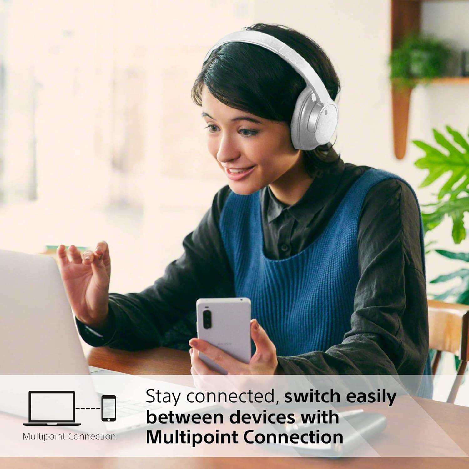 Buy Sony,SONY WH-CH720N Wireless Bluetooth Noise-Cancelling Headphones - White - Gadcet UK | UK | London | Scotland | Wales| Ireland | Near Me | Cheap | Pay In 3 | Headphones & Headsets
